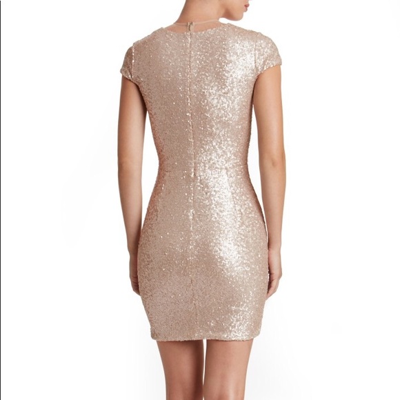 Dress The Population Gold Sequin Dress - Picture 3 of 3